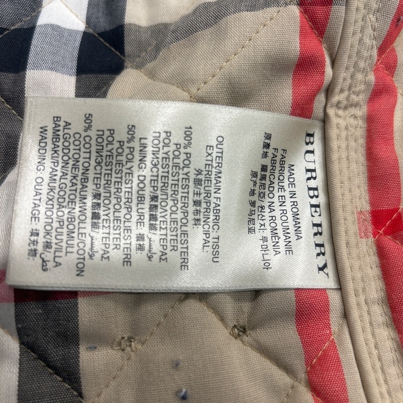 Burberry Brit Quilted Jacket – Beige Nova Check - Picture 3 of 8